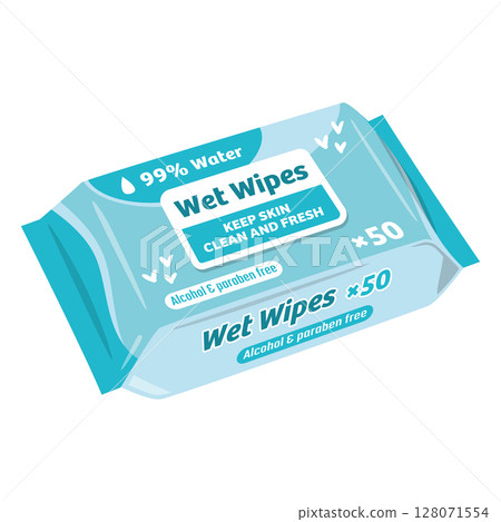 Wet tissue Wet tissue 128071554