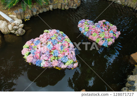 繡球花節的天引觀音寺 128071727