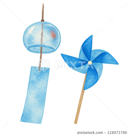 Cool wind chimes and windmills 128071780