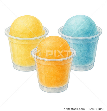 色彩繽紛的冷凍飲品 色彩繽紛的冷凍飲品 128071853
