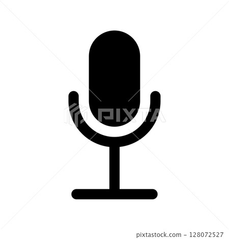 Studio microphone icon 128072527