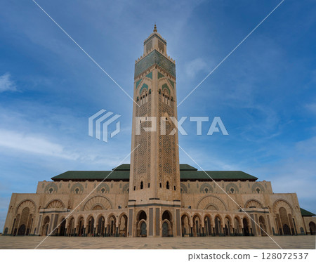 摩洛哥哈桑二世清真寺 摩洛哥哈桑二世清真寺 128072537