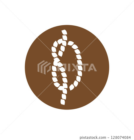 Rope Design Drawing Logo Illustration 128074084