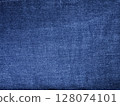 Close-up of blue denim jeans fabric texture background 128074101