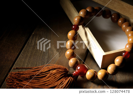 Beads and box 128074478