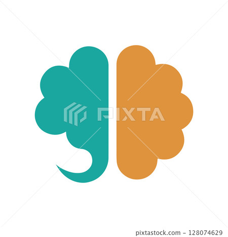 Brain Logo Vector Art Icons and Graphics Brain Logo Vector Art Icons and Graphics 128074629
