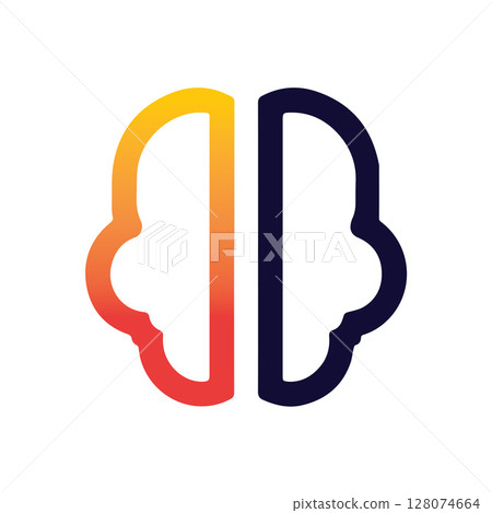 Brain Logo Vector Art Icons and Graphics Brain Logo Vector Art Icons and Graphics 128074664