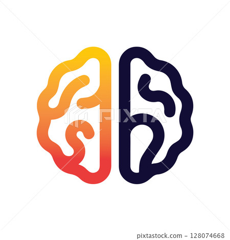 Brain Logo Vector Art Icons and Graphics Brain Logo Vector Art Icons and Graphics 128074668