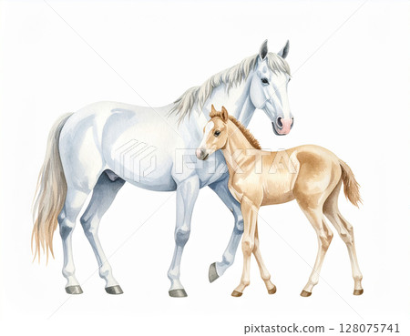 Horse Chinese Zodiac AI Generation New Year's Card Horse Chinese Zodiac AI Generation New Year's Card 128075741