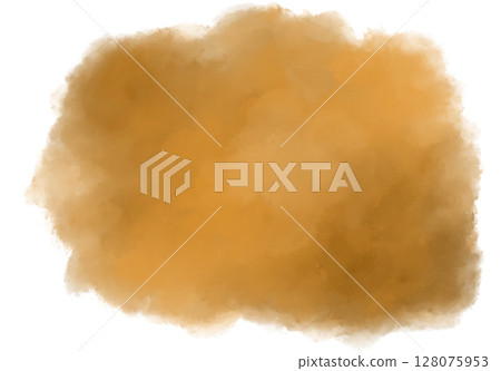 Yellow brown orange watercolor wet brush paint texture artistic background bubble illustration Yellow brown orange watercolor wet brush paint texture artistic background bubble illustration 128075953
