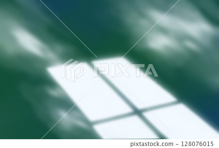 Green natural wall with tree shadow castiing blur light sunlight on floor and wall background Green natural wall with tree shadow castiing blur light sunlight on floor and wall background 128076015