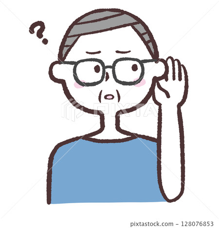 一位老人家再次詢問的插圖 一位老人家再次詢問的插圖 128076853