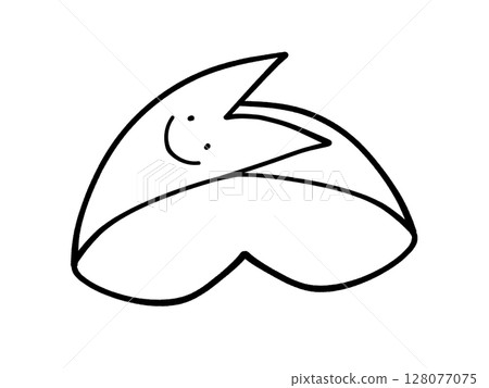 Simple cut apple rabbit illustration material Simple cut apple rabbit illustration material 128077075