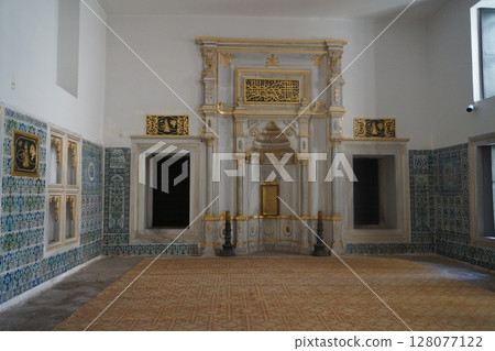Türkiye Istanbul Topkapi Palace Building interior wall Türkiye Istanbul Topkapi Palace Building interior wall 128077122