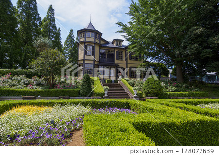 Summer in the Italian Mountain Garden 128077639
