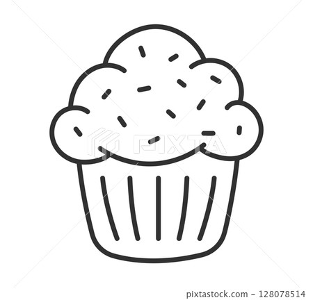 Hand Drawn Cupcake Hand Drawn Cupcake 128078514