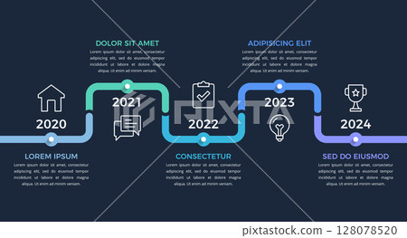 Timeline Infographic Template 128078520