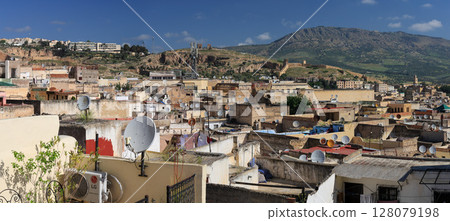 Landscape of Morocco Fez Medina 128079198