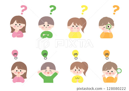 兒童的問題、理解和解決方案 128080222