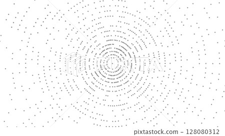 Technology abstract background. Dots background. Minimalist backdrop. Abstract polygonal radial shape. Plexus circles. Technology abstract background. Dots background. Minimalist backdrop. Abstract polygonal radial shape. Plexus circles. 128080312