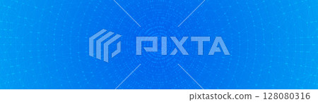 Technology abstract background. Dots connected by lines. Minimalist mesh backdrop. Abstract polygonal radial shape. Plexus circles. Technology abstract background. Dots connected by lines. Minimalist mesh backdrop. Abstract polygonal radial shape. Plexus circles. 128080316