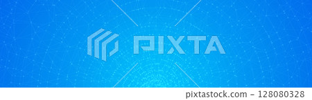 Technology abstract background. Dots connected by lines. Minimalist mesh backdrop. Abstract polygonal radial shape. Plexus circles. Technology abstract background. Dots connected by lines. Minimalist mesh backdrop. Abstract polygonal radial shape. Plexus circles. 128080328