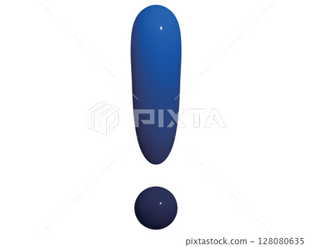 Blue exclamation mark Blue exclamation mark 128080635