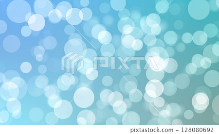 A fantastic bokeh background illustration with a blue and light blue gradient 128080692