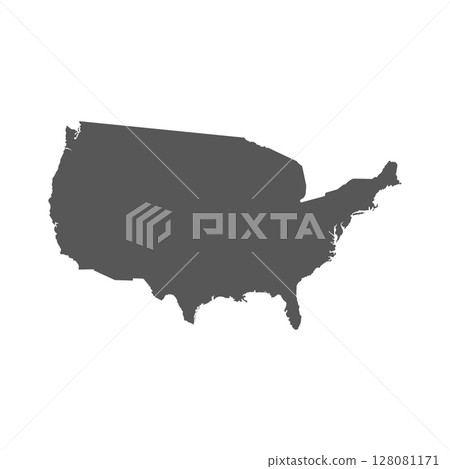 USA map. USA map. 128081171