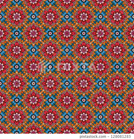 seamless geometric pattern with geometric shapes seamless geometric pattern with geometric shapes 128081283