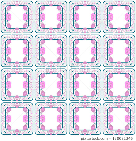 seamless geometric pattern with geometric shapes 128081346