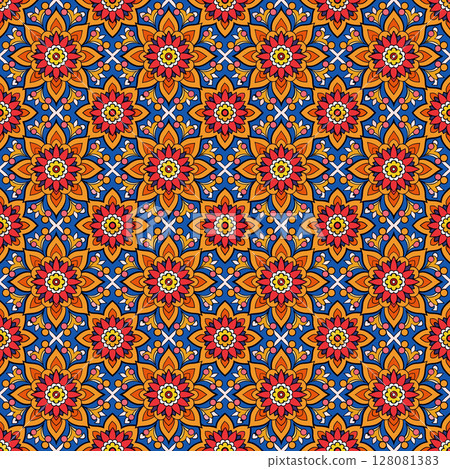 seamless geometric pattern with geometric shapes 128081383