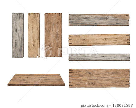 水彩風格木板 128081597