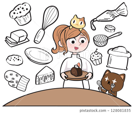 vector, food, cooking 128081835