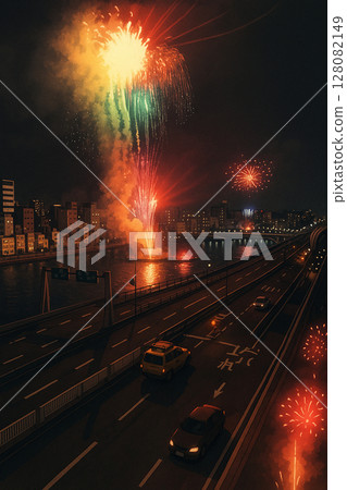 Fireworks 128082149