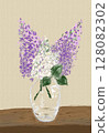 a branch of lilac 128082302