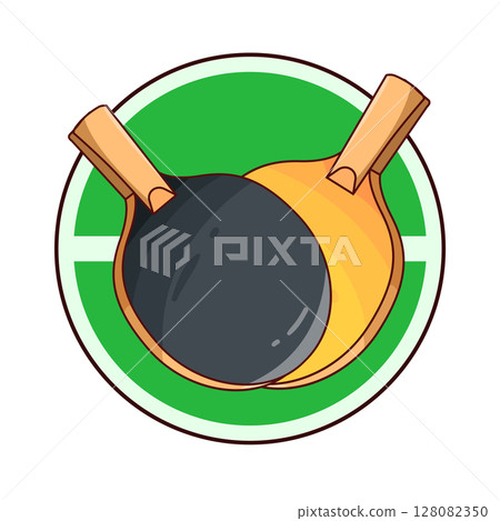illustration of Ping Pong Paddle  128082350