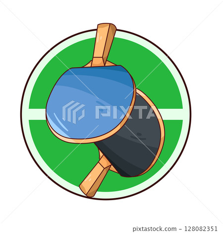 illustration of Ping Pong Paddle  128082351