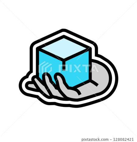 portable color icon vector illustration portable color icon vector illustration 128082421
