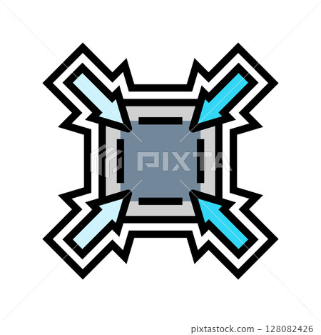 compact size color icon vector illustration 128082426