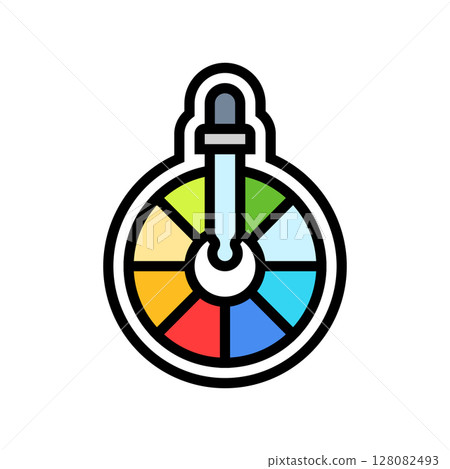 multi color options color icon vector illustration multi color options color icon vector illustration 128082493