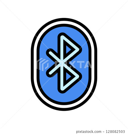 wireless connect enabled color icon vector illustration wireless connect enabled color icon vector illustration 128082503