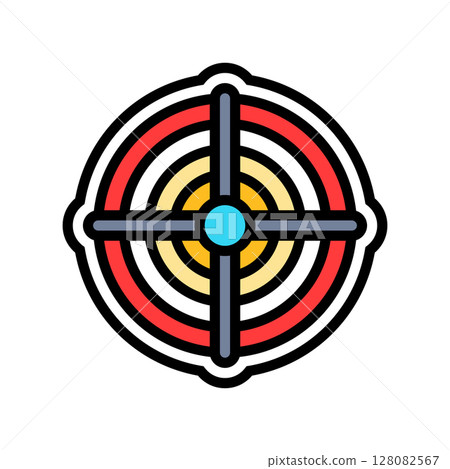 high precision color icon vector illustration 128082567