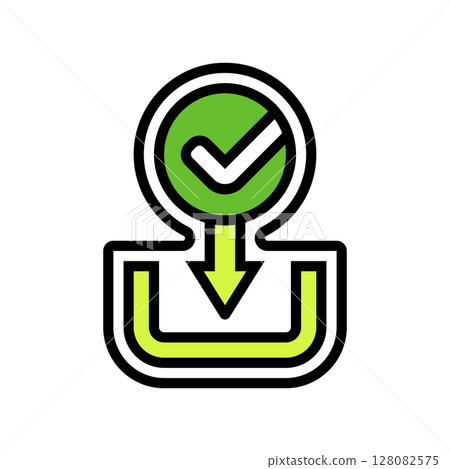 easy installation color icon vector illustration 128082575