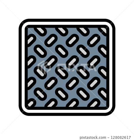 non slip grip color icon vector illustration non slip grip color icon vector illustration 128082617