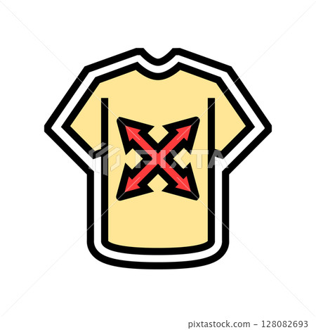 comfortable fit color icon vector illustration 128082693