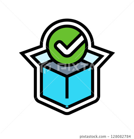 pre assembled color icon vector illustration 128082784