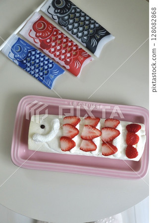 Children's Day Carp Streamer Cake 128082868