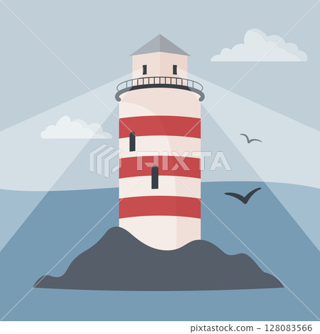 lighthouse illustration lighthouse illustration 128083566