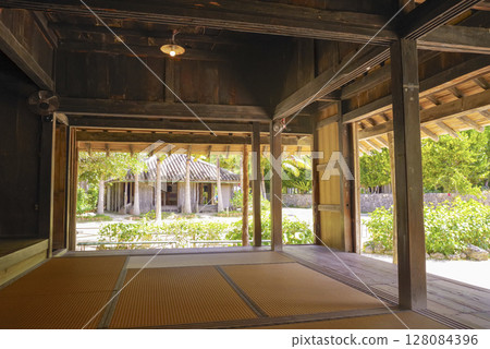 Traditional old houses in Ryukyu Mura, Okinawa Traditional old houses in Ryukyu Mura, Okinawa 128084396